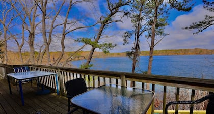 Lakefront Stunning Cape Cod Views w Private Lake Beach - Backyard is the Lake !