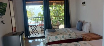 Beach Front 1-bedroom apartment with WiFi, AC in fantastic Punta Rucia