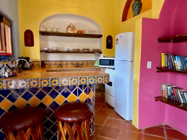 Kitchen - Luna · King Casita, Garden Pool, Walk to Beach (Sayulita)