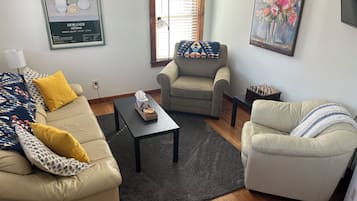 Smart TV, books, stereo, computer monitors