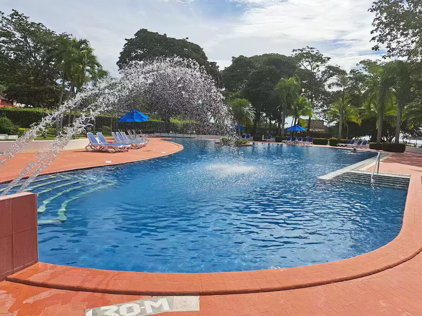 Alberca al aire libre 