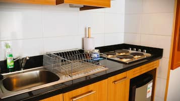 Frigorífic, microones, placa de cuina i cafetera i tetera