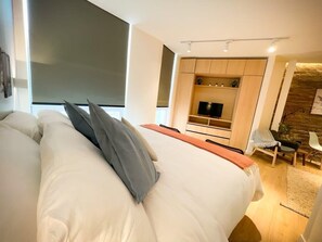 1 bedroom, iron/ironing board, WiFi, bed sheets - HOM l Wifi AirAcond Patrimonio Centro Lastarria (Santiago)