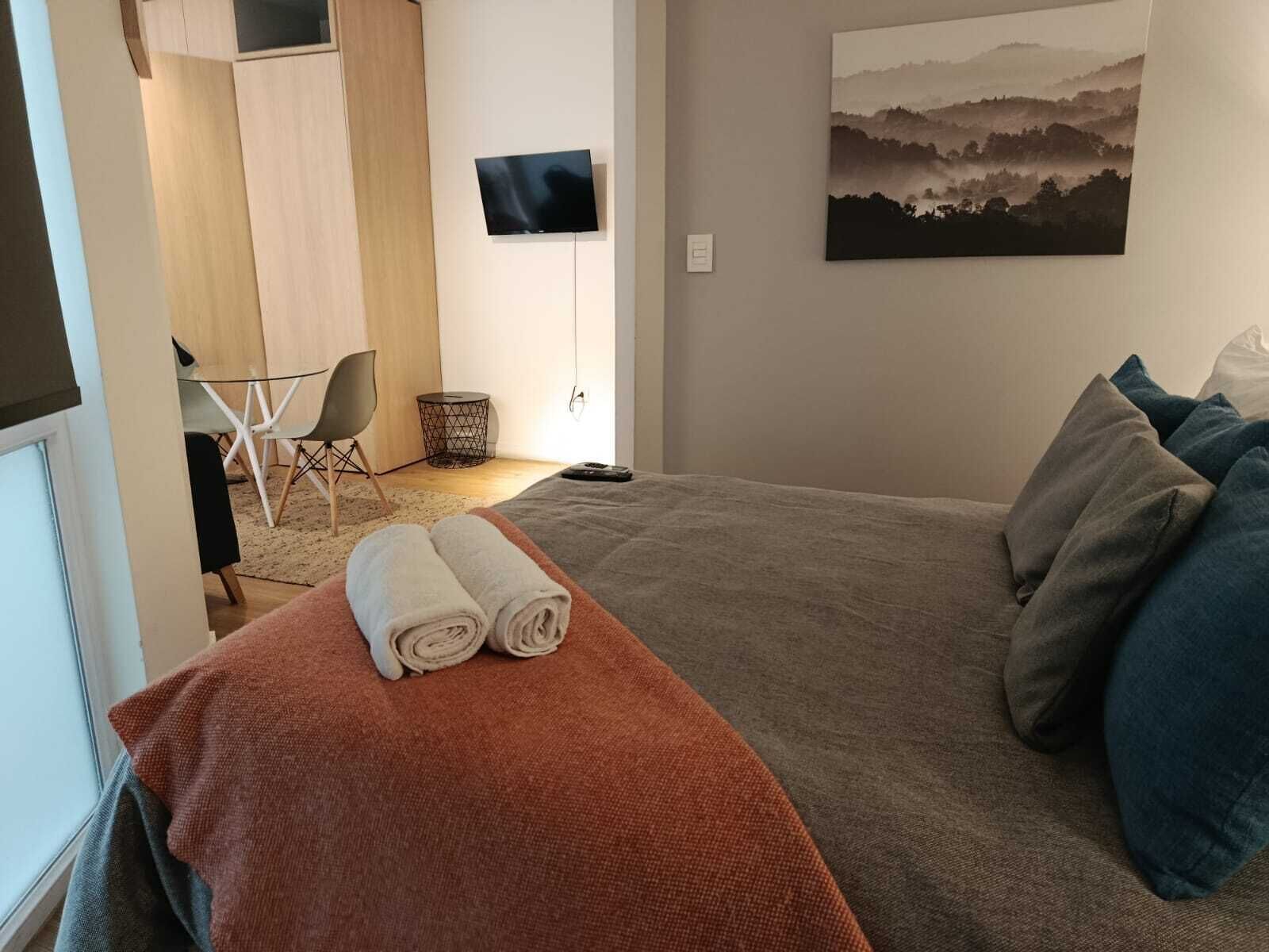 1 bedroom, desk, iron/ironing board, WiFi