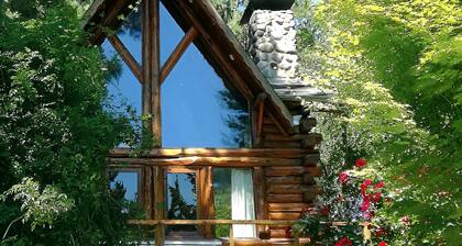 Willow log cabin