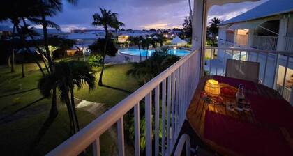 Air-conditioned duplex in the heart of the Marina. Pool, garden and sea view - KAZ PITAYA