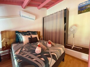 1 bedroom, iron/ironing board, travel crib, free WiFi
