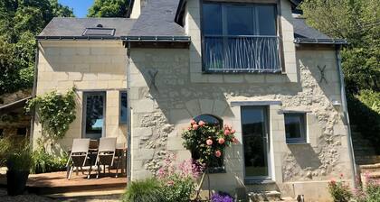 Charming tufa house with garden and views over the village