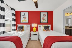 6 bedrooms, iron/ironing board, travel cot, WiFi