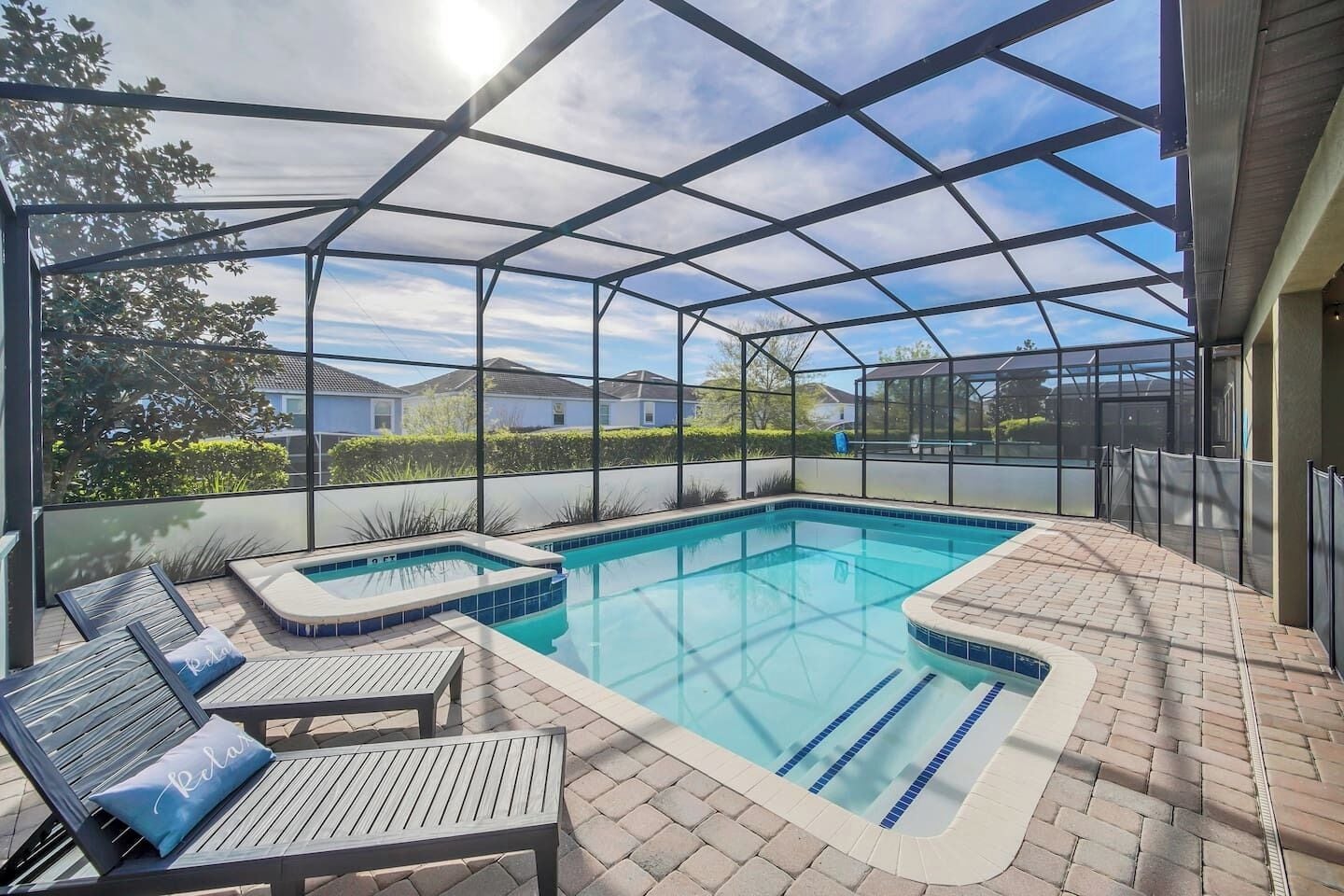 Außenpool, beheizter Pool