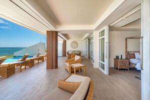 Huvila, 3 makuuhuonetta, yksityinen uima-allas | Terassi/patio