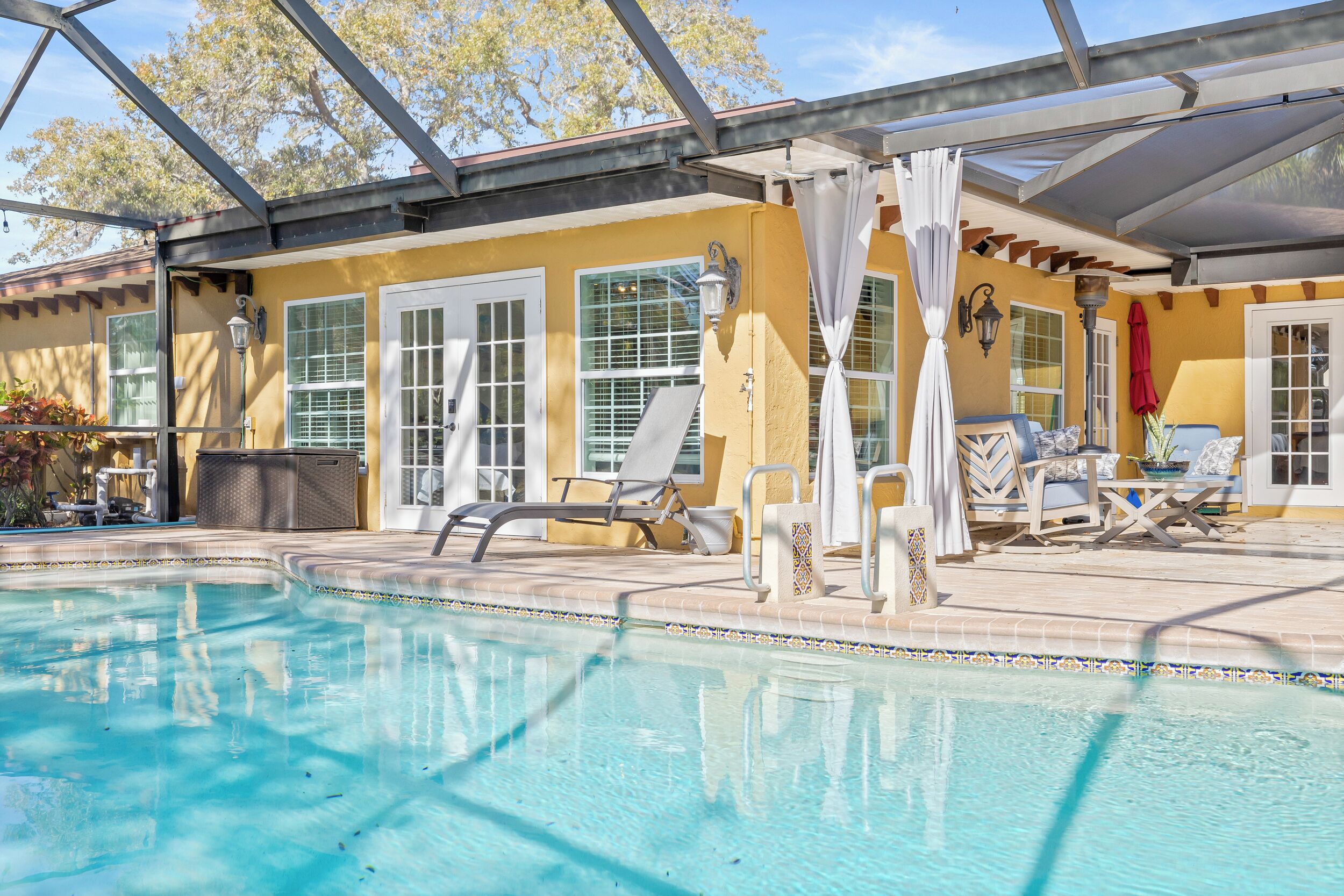 Una piscina climatizada