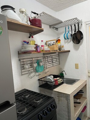 Private kitchen - Raya apartment (Ixtapa Zihuatanejo)