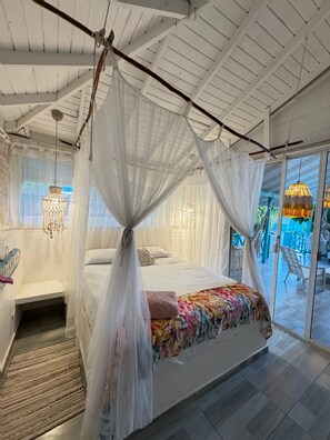 Basic Double Room | Premium bedding, free WiFi, bed sheets - Siloe Cove (San Andrés)