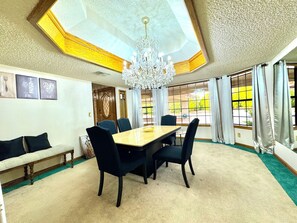 Dining - Spacious Getaway: Patio, Pool, Hot Tub, Game Room (Apple Valley)