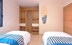 3 chambres, lit parapluie, Wi-Fi gratuit, draps fournis