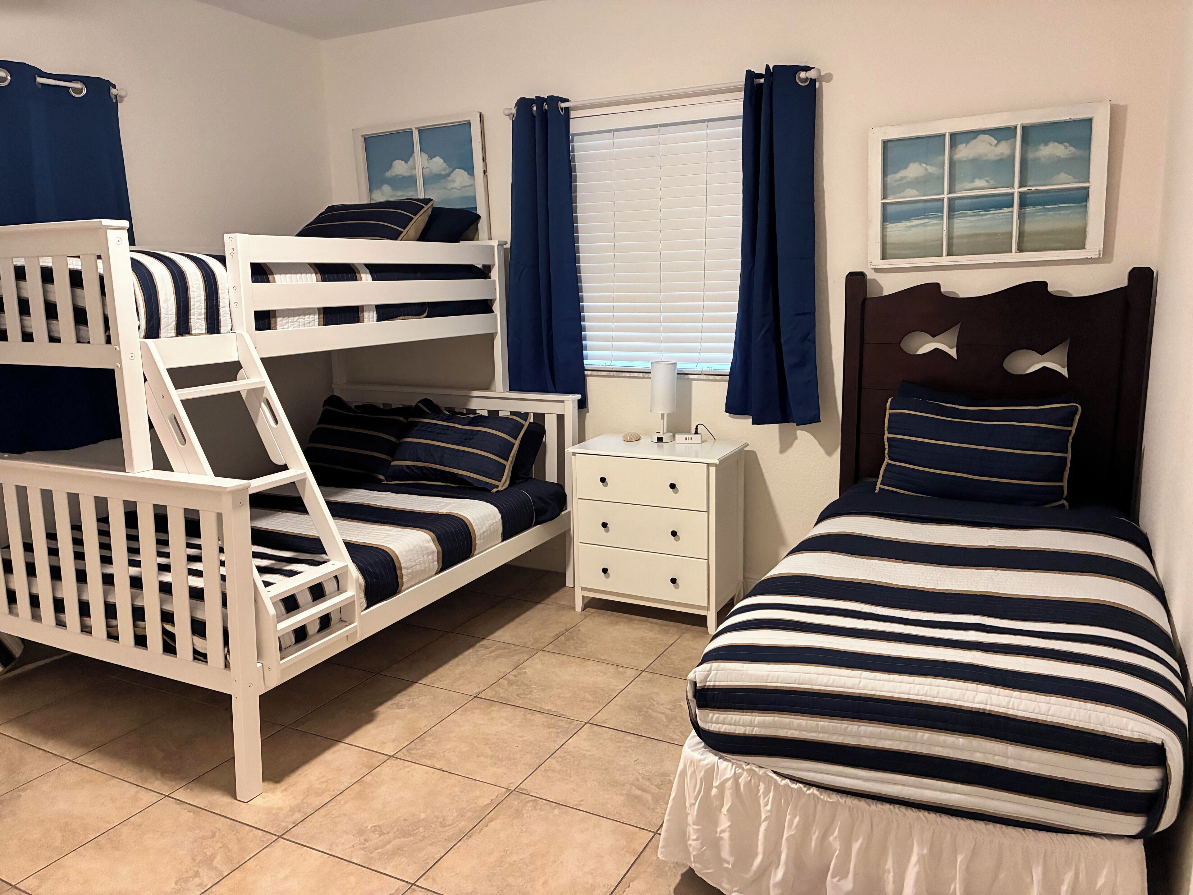 2 多间卧室、熨斗/熨衣板、免费 WiFi、床单