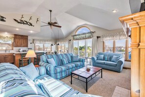 Télévision, cheminée