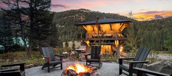 MTNLUX One of a Kind Fire Tower in Big Sky with hot tub & fitness/game room.
