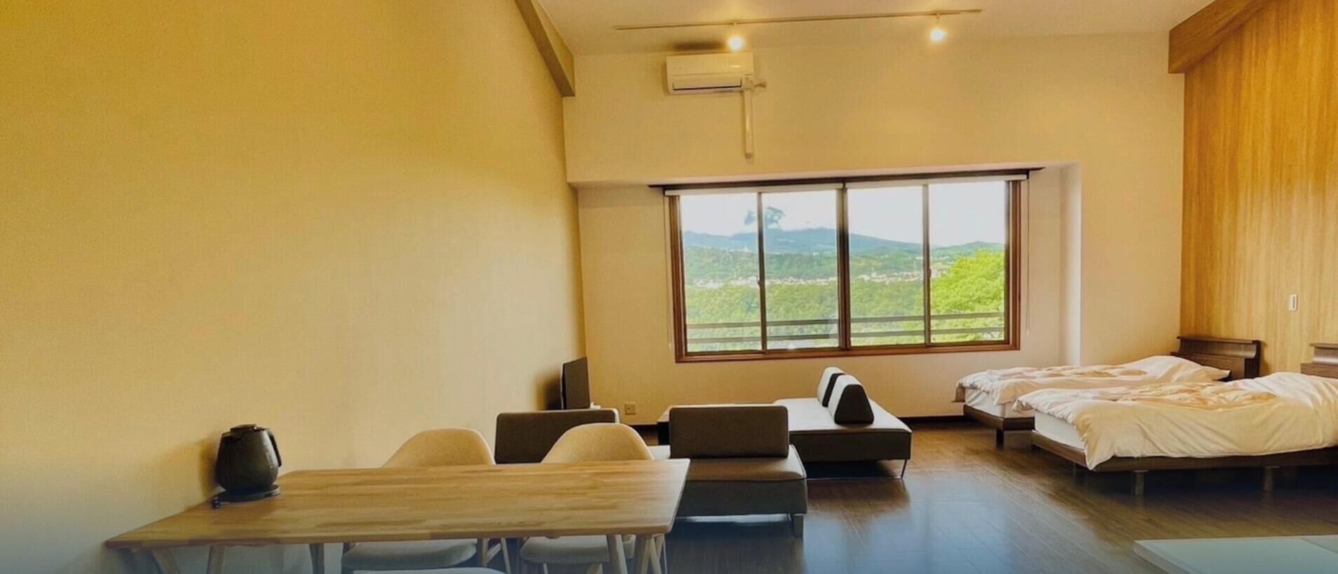 Suite estudio panorámica | Wifi gratis y ropa de cama
