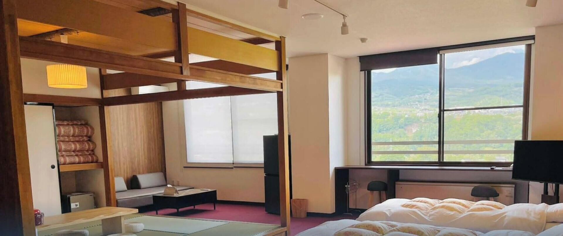 Suite estudio familiar | Wifi gratis y ropa de cama