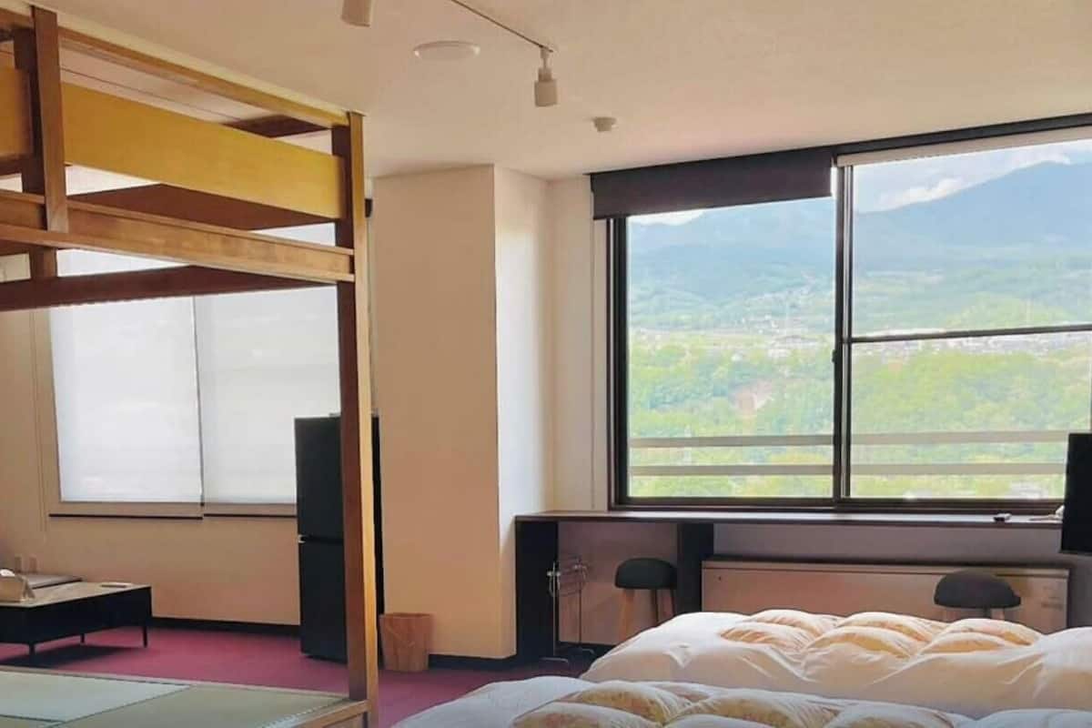 Suite estudio familiar | Wifi gratis y ropa de cama