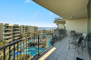 Outdoor dining - WATERFRONT CONDO RESORT, LAZY RIVER, BOAT DOCKS (Orange Beach)