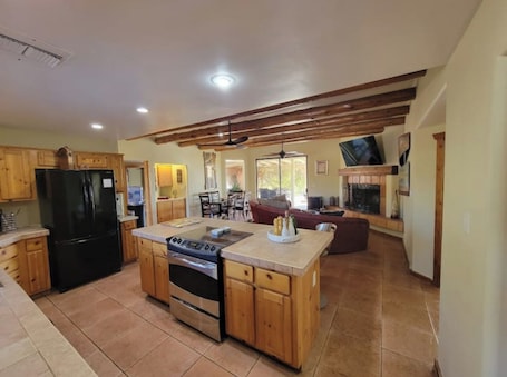 Interior. Cave Creek Southwest hospitality sleeps 12