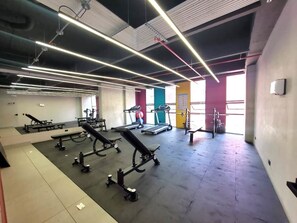 Fitness facility - Cozy 1-bedroom condo with fitness room and WiFi in the marvelous heart of Bogotá (Bogotá)