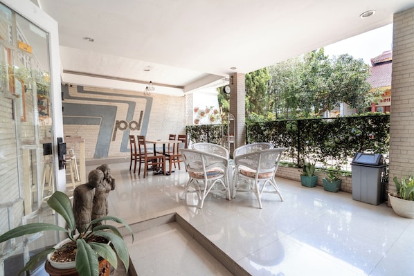 Sitteområde i lobbyen