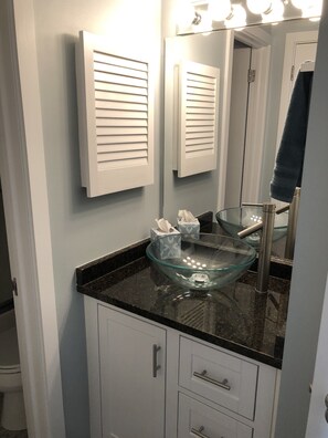 Interior - Riverfront condo with Lake Michigan beach access, fireplace and deck. (Glen Arbor)