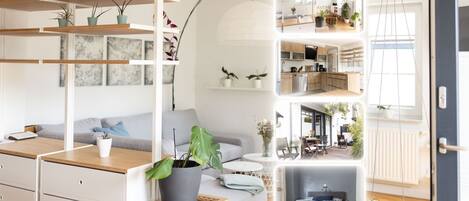 TV, table tennis, stereo