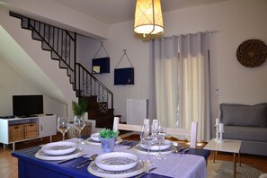 Interior - Elianthos Villas / Villa Basil 🌿 (Vamos)