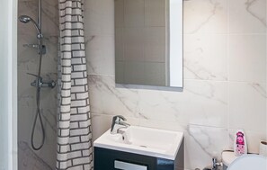 Shower, hair dryer