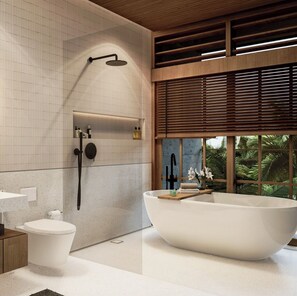 Hårføner, håndklær, såpe og toalettpapir