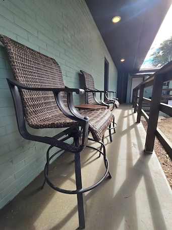 Terrace/patio. The Wave is private, cozy, comfortable and super chill!!..