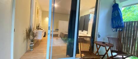 Double Room, Garden View | Terrace/patio