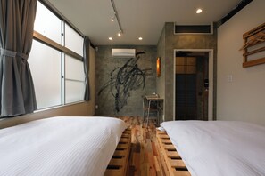 Twin Room, Non Smoking, Shared Bathroom | Free WiFi - Kotori Coworking & Hostel Takamatsu (Takamatsu)