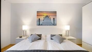 1 Schlafzimmer, kostenloses WLAN, Bettwäsche