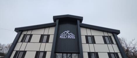 Majoituspaikan julkisivu