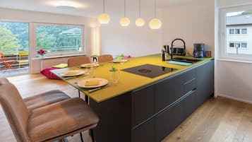 Kühlschrank, Ofen, Herdplatte, Geschirrspüler