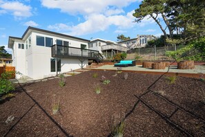 Deluxe-Haus, 3 Schlafzimmer, Meerblick | Terrasse/Patio
