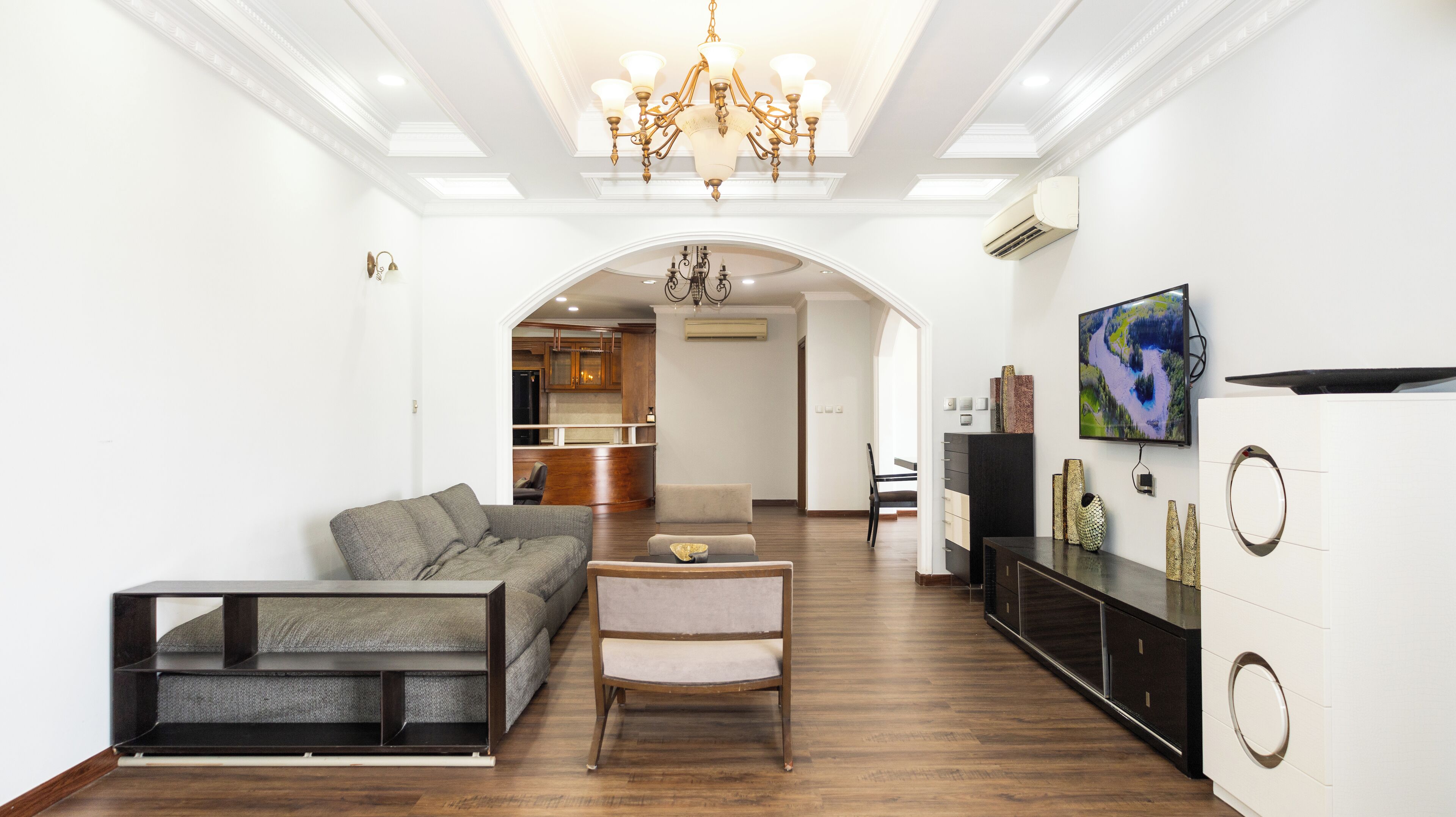 Panorama appartement, 3 slaapkamers | Woonruimte