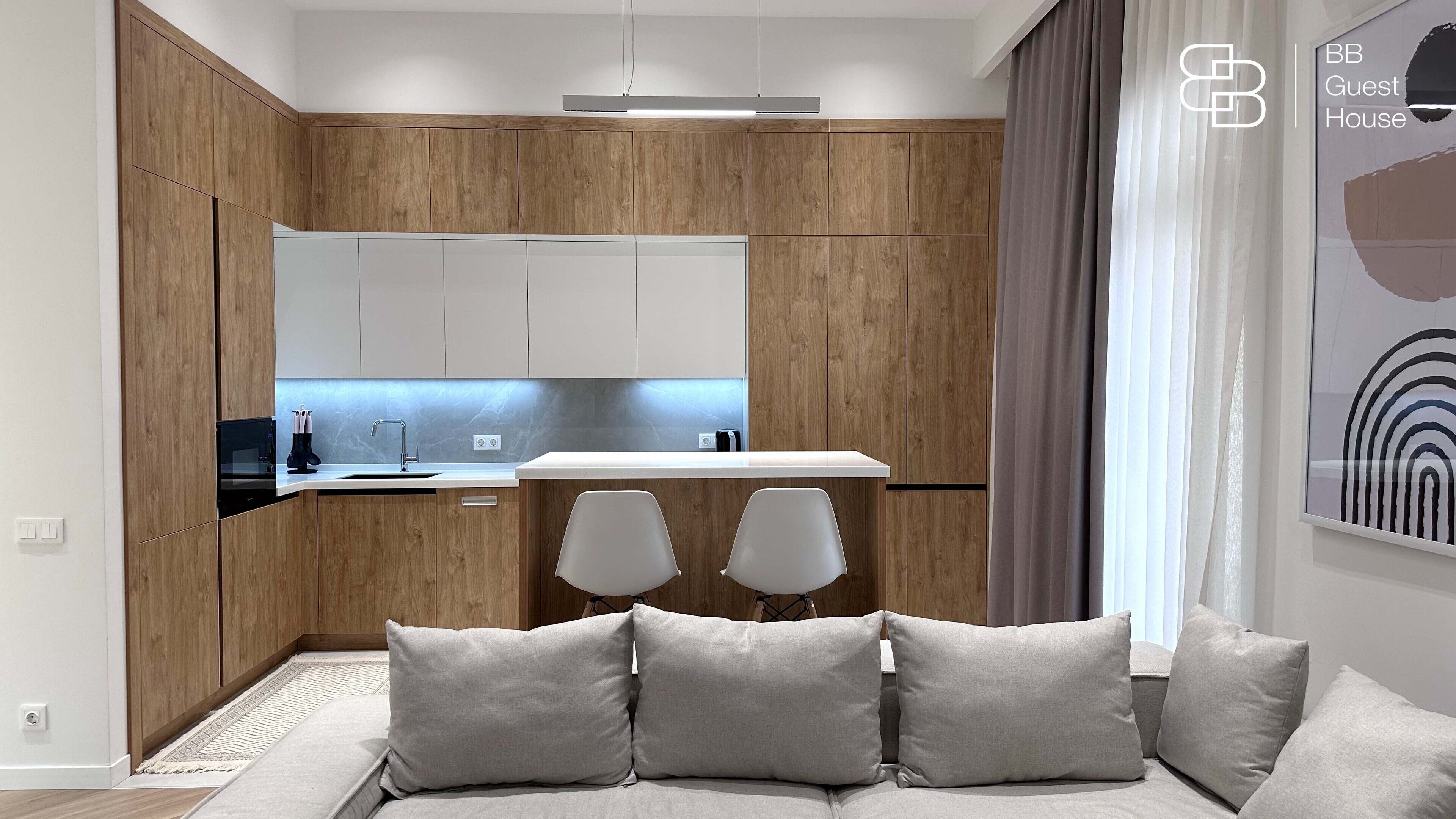 Luxury Apartment, Courtyard View | Private kitchen