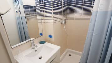 Shower, hair dryer