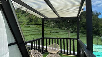 Familien-Doppelzimmer | Terrasse/Patio