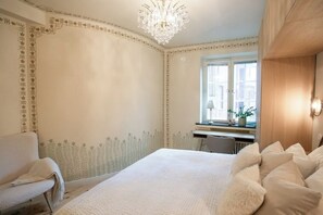 1 chambre, fer et planche Ă repasser, Wi-Fi, draps fournis