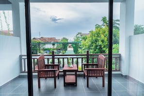Luxe tweepersoonskamer | Terras