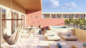 Suite, 1 King Bed, Ocean View (Governor) | Terrace/patio