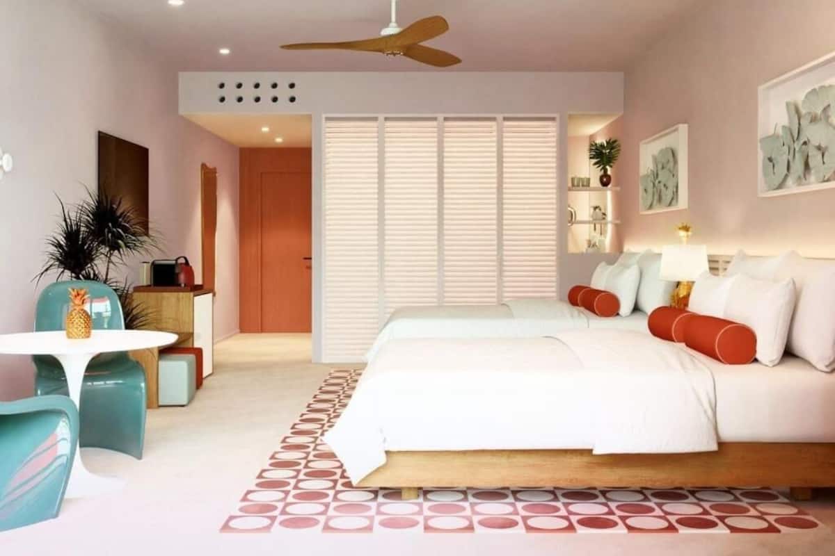In-room safe, laptop workspace, blackout curtains, iron/ironing board